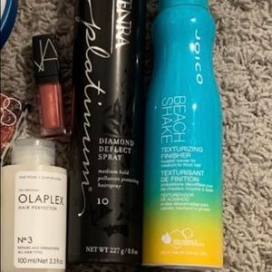 Full size Olaplex leave-in, Kenra and Joico spray